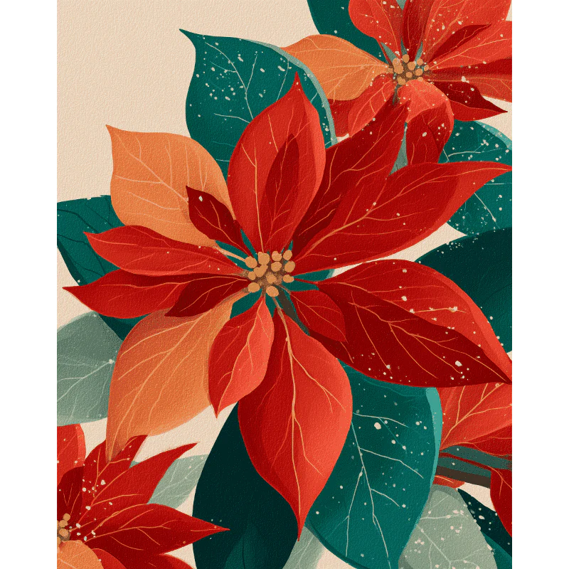 Bloom of December | Paint by Number