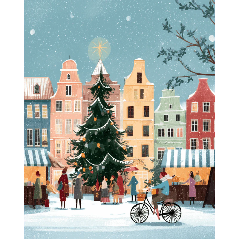 European winter | Paint by Number