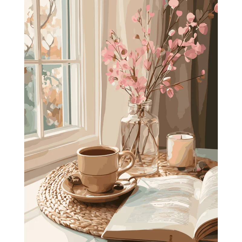 Interior in beige | Paint by Number