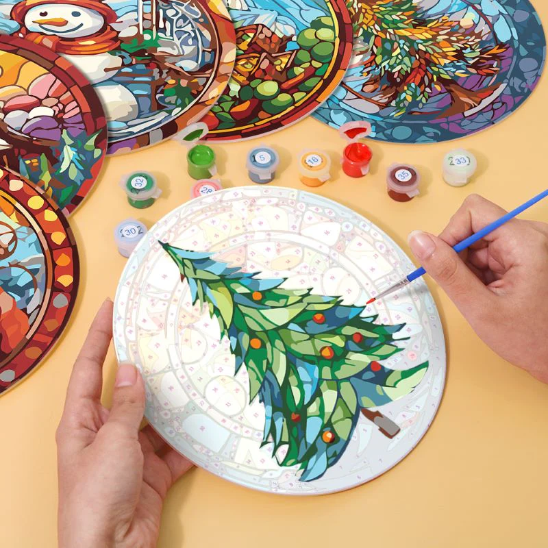 Paint by Numbers - Christmas Placemats | 6 Pieces - Image 9
