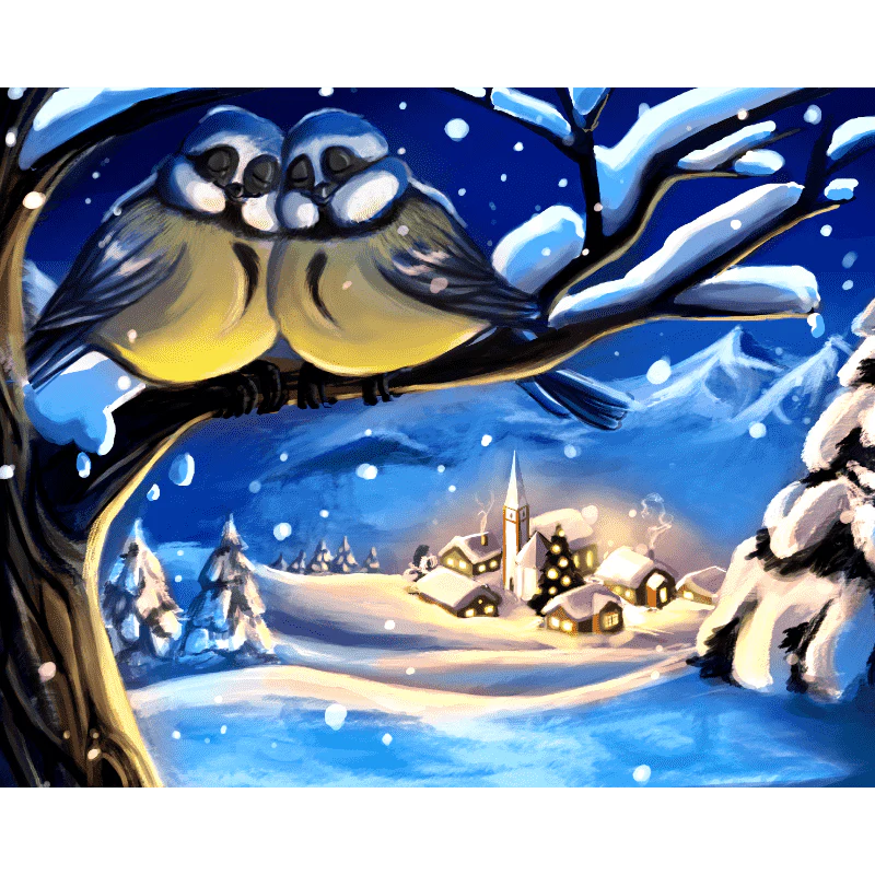 Peaceful Winter time - By Vink