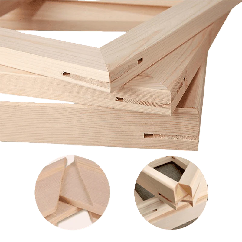 Set of 6 Wooden Frames for Mini Paintings | 5.9" x 7.9" - Image 2