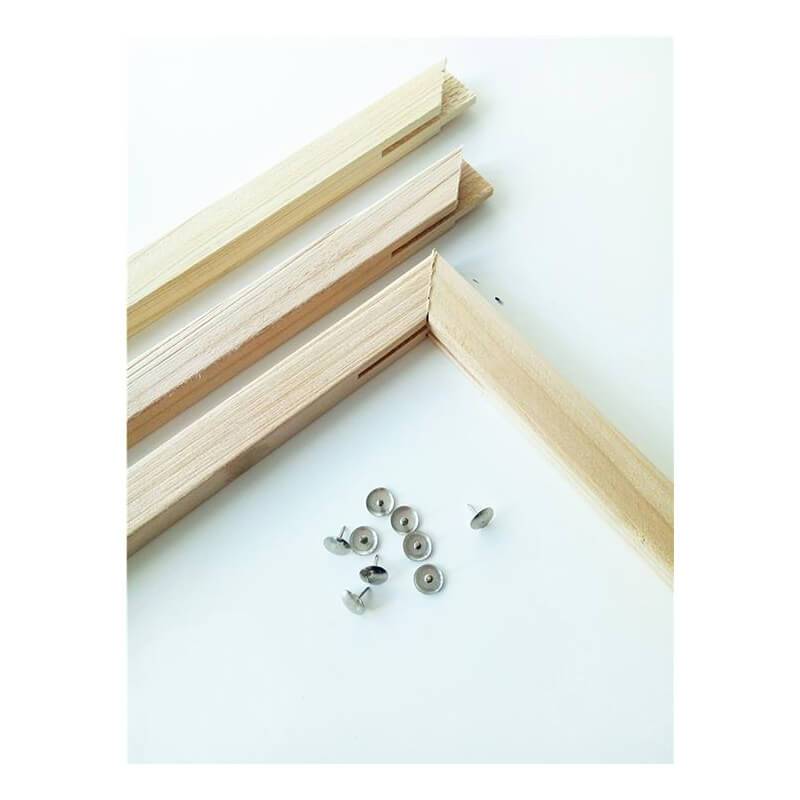 Set of 6 Wooden Frames for Mini Paintings | 5.9" x 7.9" - Image 5