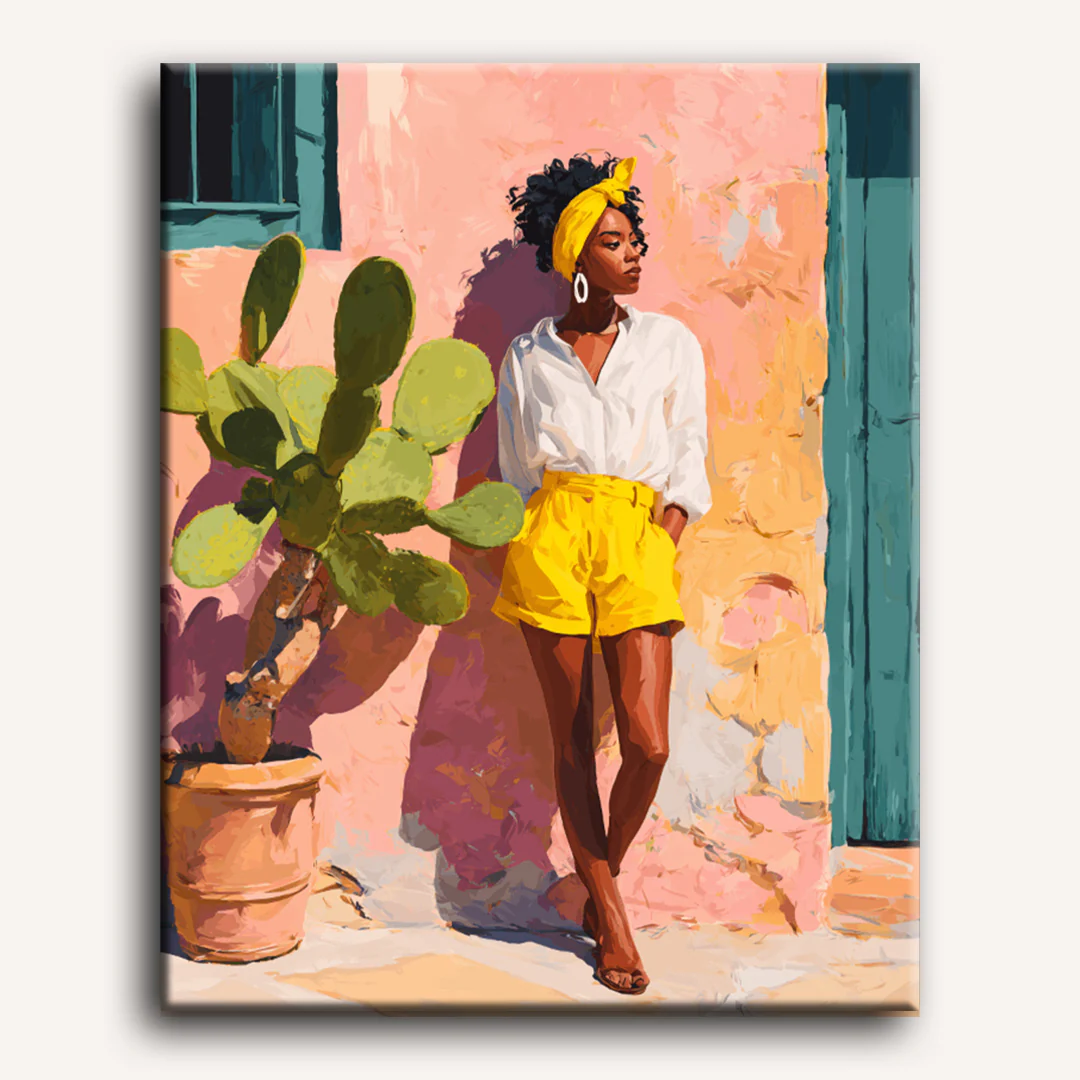 Sunlit Confidence | Paint by Number - Image 2